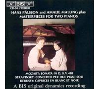 Chefs D'oeuvre Pour 2 Pianos : Mozart, Debussy & Stravinsky