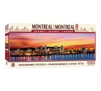 Masterpieces - Puzzle de 1000 pièces, horizon de Montréal panoramique, amusant pour adultes, famille, enfants, 33 x 99 cm