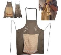 Chef's Prank Apron, Works Apron for Prank Adult Hilarious Creative Prank Aprons,Tablier de Chef Humoristique Homme, Tabliers Cuisine Fantaisie Surprise Hiding In The Pocket Funny Gifts