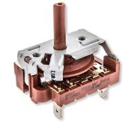 CHEFZOCO Commutateur de four 4 positions, sélecteur de four 4 positions, code original 640463, compatible avec Teka, compatible avec les modèles HC495, HI435, HI535, HM535 et autres, 4 positions