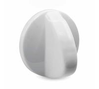 CHEFZOCO Poignée bouton commande pour four Teka, bouton plaque vitrocéramique Teka, boutons de cuisine Teka, poignée de cuisinière à gaz Teka, axe 5,5 mm, diamètre 42 mm, couleur blanche, 1 unité