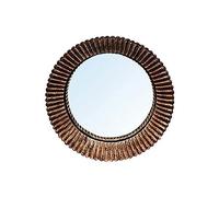 CHEHOMA - Élégant Miroir Convexe doré Vieilli - Décoration d'inspiration Vintage, 23 cm de diamètre