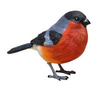 Chehoma - Figurine Oiseau Rouge-Gorge - Sculpture décorative avec des Trains réalistes à Offrir - Décoration d'appartement pour Rebord de fenêtre, bibliothèque ou comme Figurine dans Le Jardin -