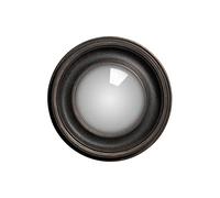 CHEHOMA Miroir Convexe Patine Noir 29cm