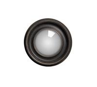 CHEHOMA Miroir Convexe Patine Noire 24cm