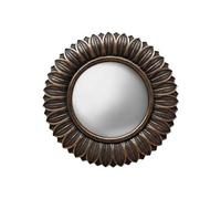 CHEHOMA Miroir Convexe résine Fleur Bronze 18cm