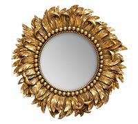 Chehoma - Miroir doré inspiré des Plumes - Une déclaration Glamour pour Votre Espace