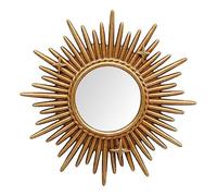 CHEHOMA Miroir Lumus doré 20cm