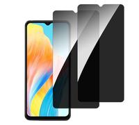 chejuza Protection d'écran de confidentialité pour OPPO A38 4 g/OPPO A18 4 g [2 pièces],dureté 9H, couverture complète anti-espion en verre trempé, protection d'écran HD