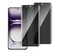 chejuza Protection d'écran de confidentialité pour Oppo Reno12/12 Pro [2 pièces],dureté 9H, couverture complète anti-espion en verre trempé, protection d'écran HD