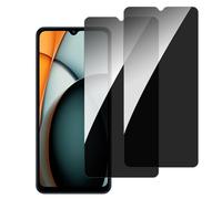 chejuza Protection d'écran de confidentialité pour Redmi A3 4 g/Redmi A3x [2 pièces],dureté 9H, couverture complète anti-espion en verre trempé, protection d'écran HD