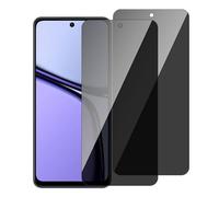 chejuza Verre Trempé Anti Espion pour Realme C65 4g [2 Pièces] Ultra Résistant Film Protection écran, Dureté 9H, Anti-Rayures, Sans Bulles, HD Transparent