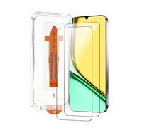 chejuza verre trempé pour Realme C61 4g [2 Pièces],Installation Rapide, Couverture Complète, Sans Bulles, Dureté 9H Verre,Haute Définition Protection Film Économiseur d'écran