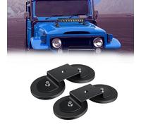 Chelhead 2 pièces 2.60in Support de montage de barre LED à base Fort magnétique Support ventouse puissant, Convient pour voiture véhicule tout-terrain phare de camion barre lumineuse de toit
