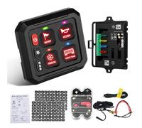 Chelhead 4 Gang Panneau De Commutation 12V RGB multifonction