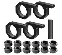 Chelhead 4 pièces supports de phares de travail 25-50mm, 1.5"-2", support de serrage universel Convient aux motos,4x4,ATV,UTV,camions,bateaux,barres de toit
