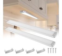 Chelhead Barre lumineuse 228 LED pour éclairage sous meuble, 2000 lm 10W 12V avec interrupteur marche/arrêt, 42 CM 6000K pour remorque fermée, compatible avec voiture, camping-car, camion lot de 2