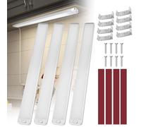 Chelhead Barre Lumineuse 42CM 228 LED Éclairage Intérieur Voiture, Lot de 4