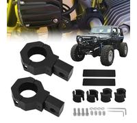 Chelhead Lot de 2 Support de Montage de Lumière Travail, compatibles avec les pare-chocs de 19 mm à 32 mm, fixation pour arceau de sécurité réglable à 360°, pour VTT, UTV et tout-terrain