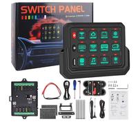 Chelhead Panneau Commande Sans Fil RGB 12 Gang 81m 12V/24V