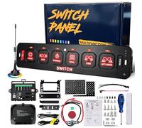 Chelhead Panneau de Commande Sans Fil RGB 6 Voies 12V/24V 60A Dimmables