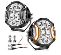 Chelhead Projecteurs LED 5" 4x4 avec DRL Ambre IP68 9-36V, Lot de 2