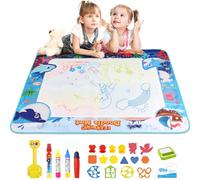 Chellago Jouets pour Enfants à Partir de 1, 2, 3 ans - Tapis de Dessin avec Crayon à Eau, Aqua Magic Doodle Painting Mat Idéal pour Anniversaire ou Récompense pour les Enfants de 1, 2, 3 ans