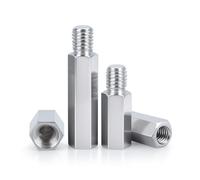 ChellexX Rallonge filetée Boulon d'écartement M4-M10 10 mm à 100 mm en acier inoxydable Pièces d'extrémité pour RhedexX - Stabilus vérins à gaz amortisseurs à gaz (M5 - 25 mm)