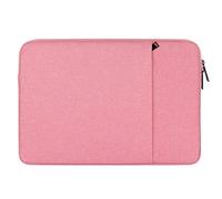 Chelory Housse de protection antichoc avec poche pour ordinateur portable de 17,3" à 17,5" HP, Dell, Lenovo, Asus, Acer, Notebook, Ultrabook, Chromebook - Rose