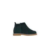 Naturino Chelsea Boots en suède avec Fermeture éclair, Vert foncé- 33
