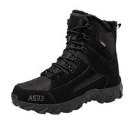Chelsea Bottes d'hiver 2026 pour homme, grande taille, entraînement des forces spéciales en plein air, Noir , 42.5 EU