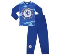 Chelsea Ensemble de pyjama long camouflage pour garçon Football Club, kl-bleu, 14-15 jaar