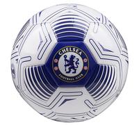 Chelsea F.C.Ballon de Foot Taille 3, 4 ou 5, Ballon Officiel du Club, Idée Cadeau pour Fan de Foot (Blanc/Bleu, Taille 4)