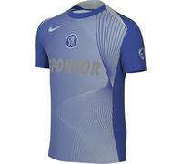 Chelsea FC Academy Pro 3E Tenue Haut De Foot D'Avant-Match Nike Dri-Fit pour Ado, Game Royal/Field Silver/Field Silver, HM4187-481, S