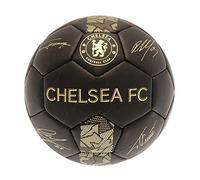 Chelsea FC - Ballon de foot PHANTOM (Taille 1) (Noir/Doré)