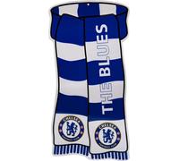 Chelsea FC Bouclier officiel en forme de coquille SG10229 (taille unique) (Bleu / Blanc)