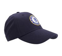 Chelsea FC - Casquette 100% Coton - Homme (Taille Unique) (Bleu Marine)