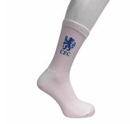 Chelsea FC - Chaussettes de sport - Adulte (42-45 FR) (Blanc/Bleu)