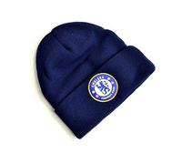 Chelsea FC Crest Bonnet en Tricot Bleu Marine