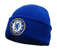 Chelsea FC Officiel - Bonnet en Tricot - thème Football - Bleu Roi