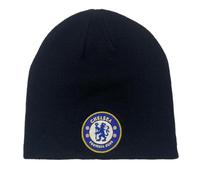 Chelsea FC Officiel - Bonnet en Tricot - thème Football - Bonnet Bleu Marine