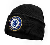 Chelsea FC Officiel - Bonnet en Tricot - thème Football - Noir