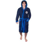 Chelsea FC officiel - Robe de chambre à capuche thème football - polaire - homme - bleu marine - L