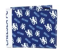 Chelsea FC - Portefeuille (11 cm x 9 cm) (Bleu/Blanc)