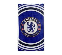 Chelsea FC Serviette de Plage Motif pouls, Bleu, Taille Unique