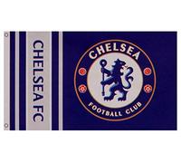 FOCO Drapeau officiel Chelsea F.C. – Rayé, grand écusson – WM