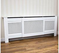 Chelsea heizkörperabdeckung, protection, blanc avec motif Tablettes, grille, moderne de Vida Designs