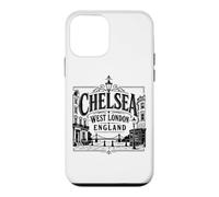 Chelsea, Ouest de Londres, Angleterre, Albert Bridge, imprimé Noir Coque pour iPhone 12 Mini