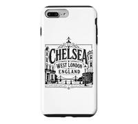 Chelsea, Ouest de Londres, Angleterre, Albert Bridge, imprimé Noir Coque pour iPhone 7 Plus/8 Plus