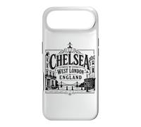 Chelsea, Ouest de Londres, Angleterre, Albert Bridge, imprimé Noir Coque pour iPhone Air